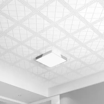 Q QIHANG Европейская простая квадратная решетка 3D нетканые скандинавские спальни гостиницы потолок/декоративные обои 0,53 М * 10 м = м2