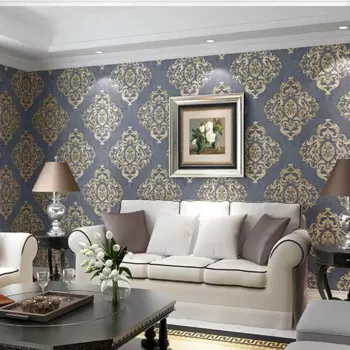 Q QIHANG нетканые обои в европейском стиле для гостиной, спальни, фоновые обои для телевизора 0,53 М * 10 м = м2