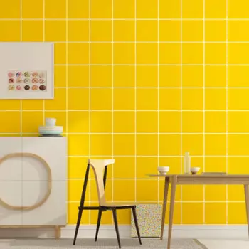 Q QIHANG современный минималистичный стиль кровать Beakfast спальня гостиная фон для телевизора ПВХ обои желтого цвета 0,53 М * 10 м = м2