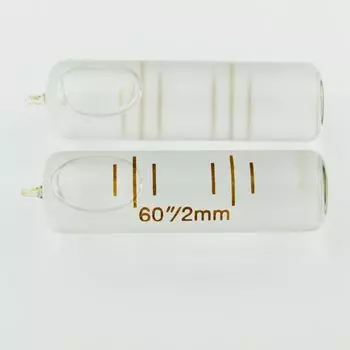 QASE 9*34 мм 60 "/2 мм высокоточная стеклянная длинная трубка с пузырьковым уровнем цилиндрические Фотоэлементы