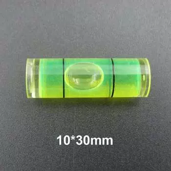 QASE Пластиковый уровень, мини-уровень, пузырьковый уровень, диаметр 10 мм, 12 мм, 13 мм