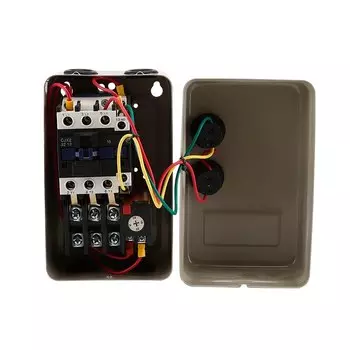 QCX5-220V 380 В катушка переменного тока, контактор 4 кВт, 11 кВт, мощный 3-фазный двигатель, магнитный стартер 18 А, 25 А, 32 дюйма, кнопка запуска Amotor