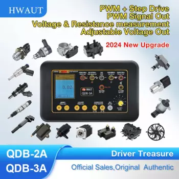 QDB-3A 2A Тест катушки зажигания автомобиля Инжектор Электромагнитный клапан холостого хода Шаговый двигатель Инструмент Тестер Детектор неисправностей Симулятор вождения