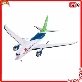 Qf008B Радиоуправляемый самолет, трехканальный пассажирский самолет C919 с фиксированным крылом, электрический пульт дистанционного управления, модель самолета из пенопласта, детская игрушка в подарок