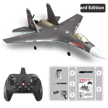 Qf009 Новый четырехканальный истребитель Su-35, пенопластовый самолет с фиксированным крылом, электрическая модель планера, самолет с дистанционным управлением для начинающих, игрушка в подарок