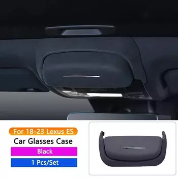QHCP автомобильный держатель для солнцезащитных очков, замшевый ящик для хранения очков, органайзер, ручка на крышу автомобиля, чехол для очков для Lexus ES200 260 300H 18-23