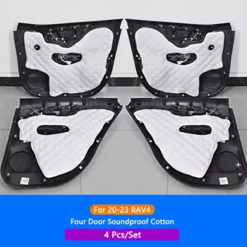 QHCP звукоизоляция для автомобильной двери хлопковая капота для модификации интерьера амортизация Шумоподавление для 20-23 Toyota RAV4