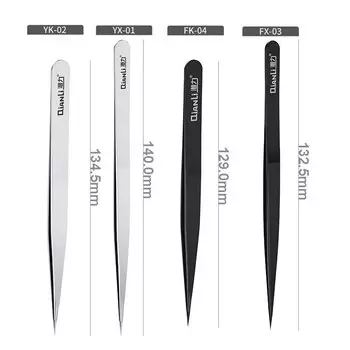 Qianli INeezy FX-03 FK-04 Ультратонкие пинцеты Немагнитные пинцеты из нержавеющей стали Плоскогубцы для ремонта перемычек BGA Ремонт мобильных телефонов