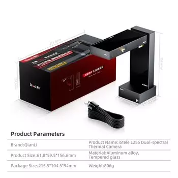 QIANLI L256 прочная двойная камера проверка утечки изображения разведчик для ремонта печатных плат инструмент для диагностики дефектов материнской платы