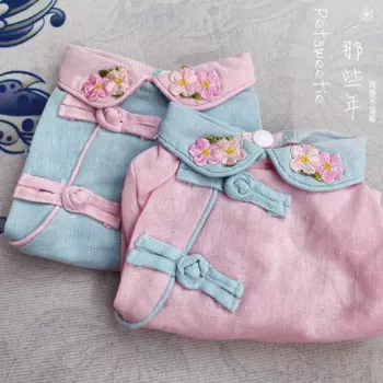 Qipao Одежда для домашних животных Одежда для собак Весенне-осенний костюм Тан в китайском стиле Костюм Хан