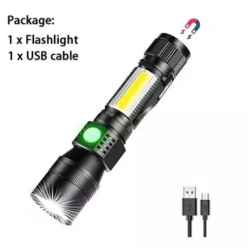 QIUCI USB фонарик с УФ-светом