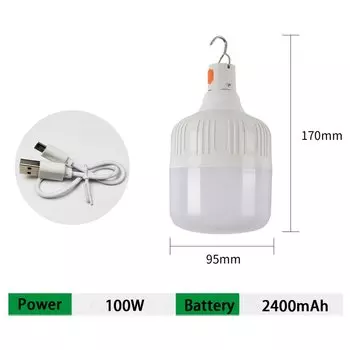 QIUCI USB перезаряжаемые светодиодные лампы