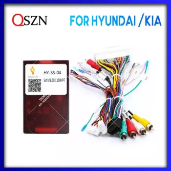 QSZN для KIA CEED/NIRO/RIO/SELTOS/SPORTAGE/HYUNDAI Android автомобильный радиоприемник Canbus декодер жгут проводов адаптер кабель питания