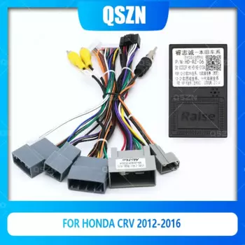 QSZN DVD Canbus Box HD-RZ-06 Адаптер для Honda CRV Android 2 din Жгут проводов Автомобильное радио Стерео 2 din