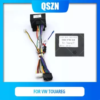 QSZN DVD Canbus Box OD-VW-04 для VW Touareg 2003-2010 Android 2 din жгут проводов кабели автомобильный радио стерео