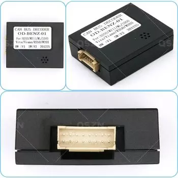 QSZN DVD Кабель питания Canbus Box декодер OD-BENZ-01 для Mercedes Benz S Class W220 S280 Жгут проводов Автомобильный радиоприемник Android
