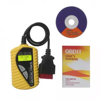 Quicklynks CAN OBD2/EOBD считыватель кода VAG T45, многоязычная Гарантия один год