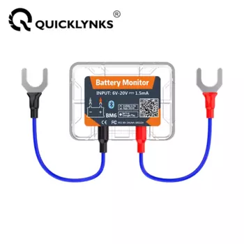 QUICKLYNKS Беспроводной Bluetooth 4,0 12 В Монитор батареи BM6 Автомобильный аккумулятор Мониторинг здоровья Приложение Тестер батареи для Android IOS Hot