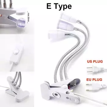 QvvCev гибкая светодиодная лампа для растений E27