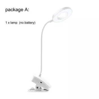 QvvCev настольная лампа для чтения белая 5Вт