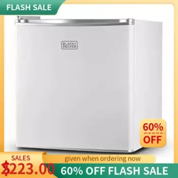 QWBLACK DECKER BCRK Компактный холодильник Energy Star, одинарный мини-холодильник с морозильной камерой, 1,7 куб. фута, белый