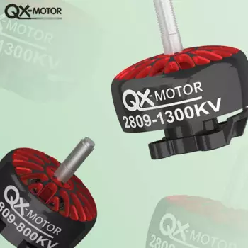 QX-MOTOR 2809 бесщеточный двигатель 800kv 1300KV 3-6S для квадрокоптера, гоночного дрона с фиксированными крыльями