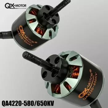 QX-MOTOR QA4220 580KV 650KV Бесщеточный двигатель для квадрокоптера RC Дрон с фиксированным крылом Игрушечные детали с дистанционным управлением