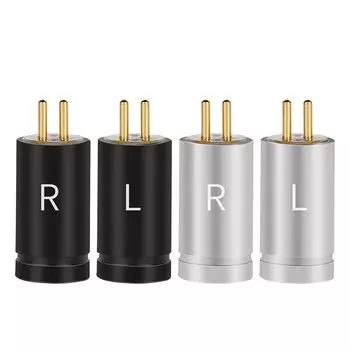 QYFANG 0,78 мм наушники булавки адаптер для наушников прозрачный аудио разъем для UM3X W4R UE18 JH16Pro провода разъем Матовая оболочка разъем