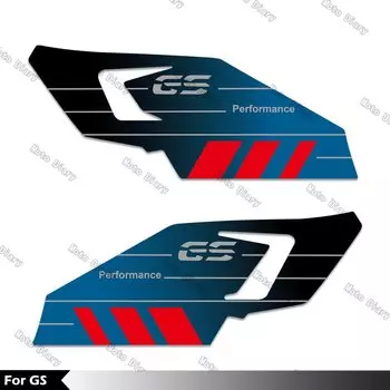 R1200 GS R1250 GS мотоциклетная наклейка, боковой обтекатель, тройные черные наклейки HP Trophy, водонепроницаемые для R1200GS R1250GS 2017-2023
