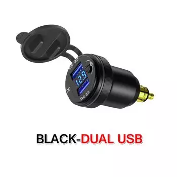 R1250GS HP Dual USB зарядное устройство 12 В Quick 3.0 DIN Hella светодиодный адаптер для BMW F800GS ADV F850GS S1000XR G650GS R1200GS K1200R