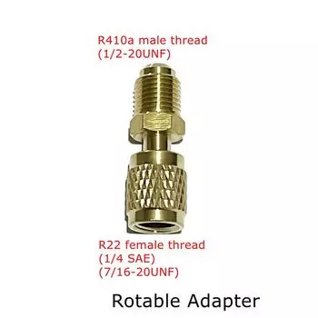 Латунный фитинг R22 на R410a CNWIKIYA 1/4 SAE