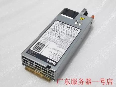 R720 R620 серверный блок питания 495 Вт 3GHW3 N24MJ D495E-S0 F495E-S0