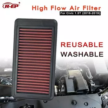R-EP запасной воздушный фильтр для Honda Civic 1,5 Turbo 2016 2017 2018 2019 производительность автомобиля воздушный фильтр многоразовый моющийся