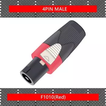 R F1010 разъем Powercon NL4FX Speakon 4-полюсный красный и синий