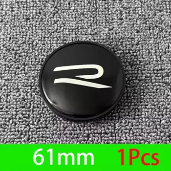 R логотип автомобиля эмблема колеса центральная крышка ступицы аксессуары для Volkswagen VW R-line GTI Polo Golf Touareg Passat Magotan Tiguan Jetta CC