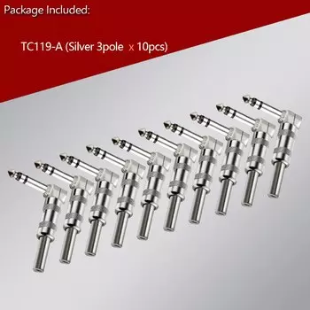 R TC119 6,35 мм моно/стерео штекеры для педали электрогитары