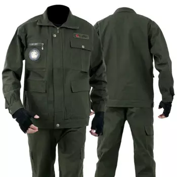 Рабочая одежда, строительная площадка сварщика, зеленая Инженерная одежда, износостойкий костюм из чистого хлопка, защитная Рабочая куртка