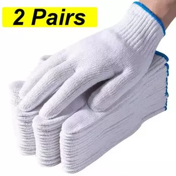 Рабочие перчатки AMY CAR NEW FORCE белые нейлоновые