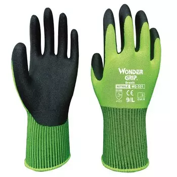 Рабочие перчатки BSPSAFETY WG-501 Wonder Grip Thermo Lite флуоресцентно-зелёные