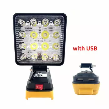 Рабочий фонарь BSIDE 4 дюйма для аккумулятора Dewalt 18-20 В