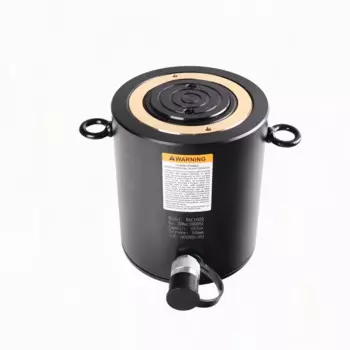 RAC-1004 700 бар, 100 тонн, ход 100 мм, алюминиевый поршень одностороннего действия, телескопический домкрат гидравлического цилиндра