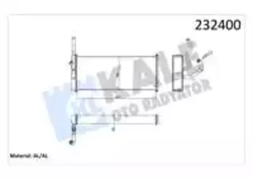 Радиатор для 0286931AB