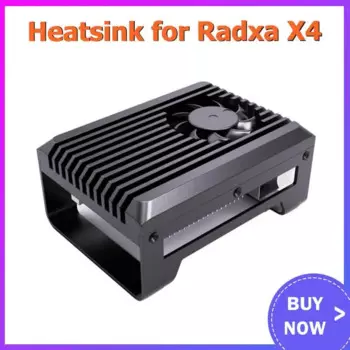 Радиатор для одноплатного компьютера Radxa X4, 4000 об/мин, 2-контактный разъем с шагом 1,25 мм, 5 В для Radxa X4