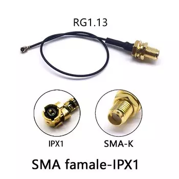 Радиочастотная беспроводная коаксиальная тестовая линия IPX/SMA-JJ IPX4 к SMA, линия модификации маршрутизатора 0,81/RG1.13/RG178