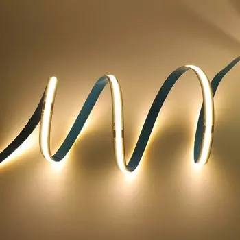 GAHADA Дистанционно управляемая светодиодная лента COB тёплый белый 5М 12В