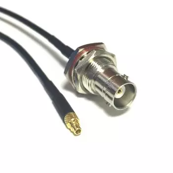 Радиочастотный коаксиальный кабель BNC с внутренней перегородкой для MMCX, Мужская лампа RG174 10/15/20/30/50/100 см для Wi-Fi карты