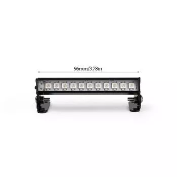 Радиоуправляемая автомобильная лампа на крыше, 7 цветов и 12 режимов, светодиодная панель для 1/10 Rc Crawler Traxxas Trx4 Axial Scx10 90046 Rgt Wrangler D90 Rubicon