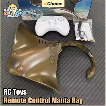 Радиоуправляемая лодка Manta Ray 2,4G, радиоуправляемая игрушка, имитация животных, радиоуправляемый корабль, детские водные уличные игрушки для детей, подарки