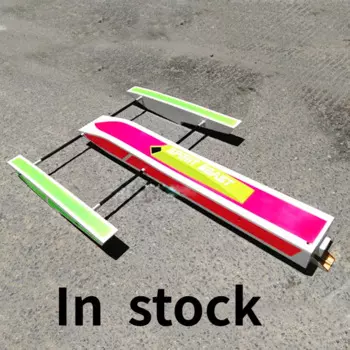 Радиоуправляемая скоростная лодка 80 см Outrigger креветка лодка деревянный комплект гоночная лодка Модель Строительный комплект радио скоростная лодка радиоуправляемая лодка