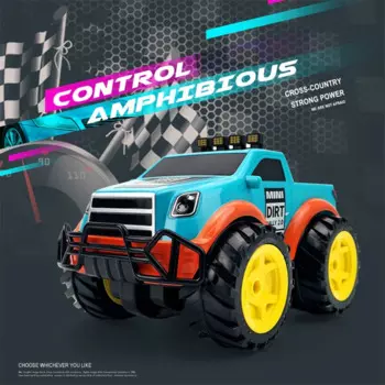 Радиоуправляемый автомобиль 1:20 мини пикап беспроводной Радиоуправляемый автомобиль 2,4G четырехсторонний вращающийся на 360 градусов электрический игрушечный автомобиль двойного назначения грузовик подарок для мальчика